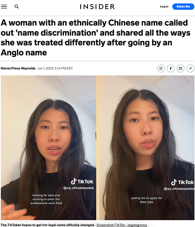 吵翻！华裔女孩：放弃中文名改用英文名后，歧视少了，约会多了，找工作容易了（组图） - 1