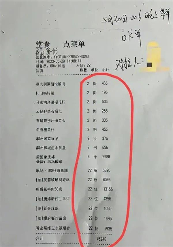 马斯克北京首日晚宴16道菜！22人吃掉4.5万元人民币（组图） - 2