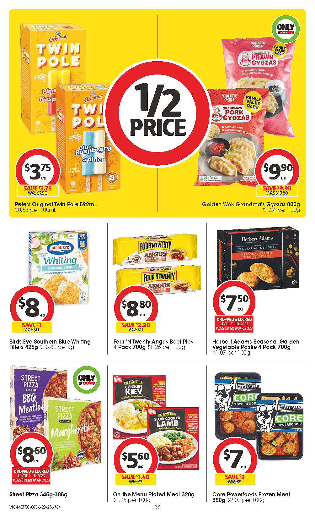 Coles 6月7日-6月13日折扣，冻虾仁、花生酱、红袋米、油、猪肉饺都半价（组图） - 32