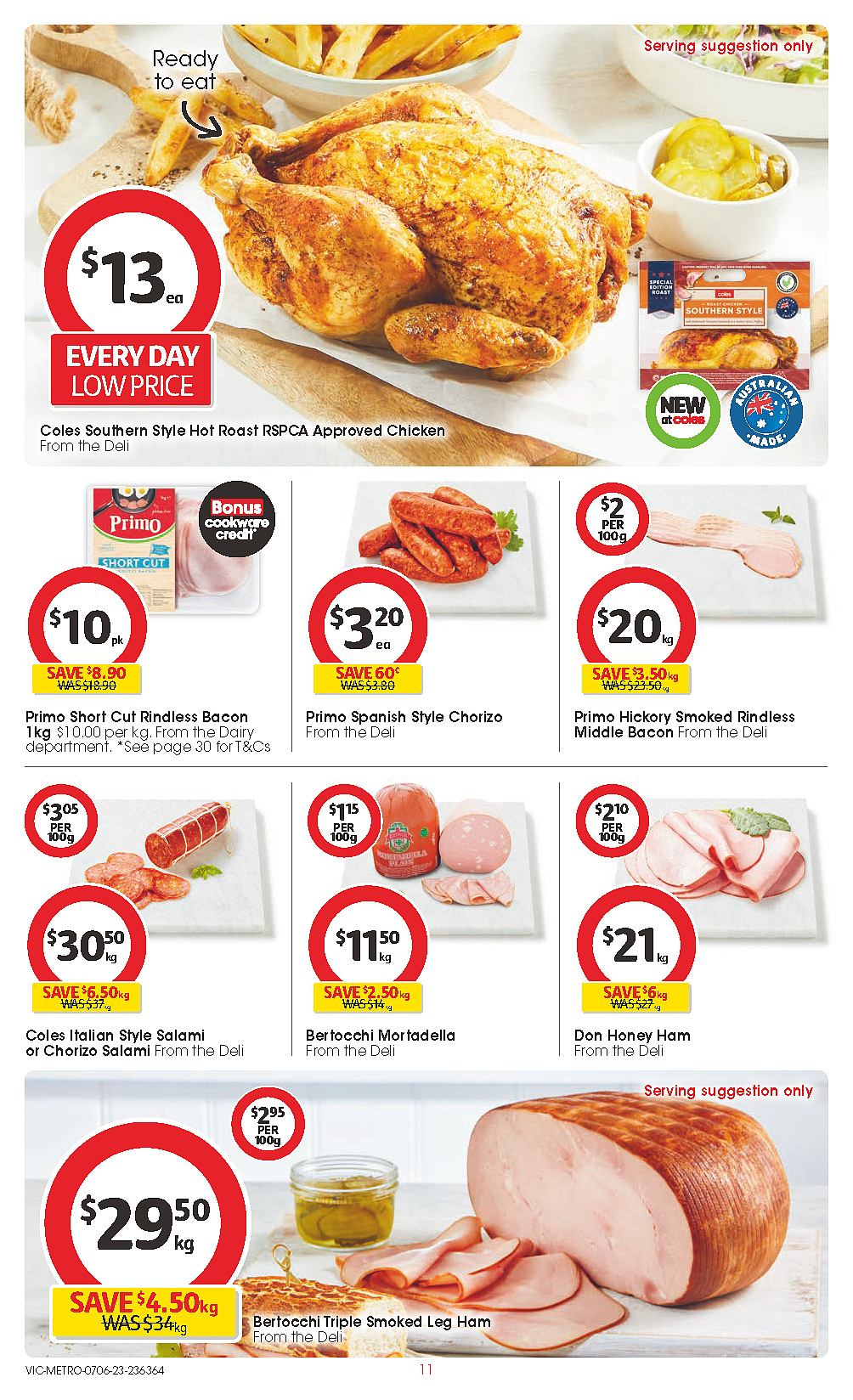 Coles 6月7日-6月13日折扣，冻虾仁、花生酱、红袋米、油、猪肉饺都半价（组图） - 10