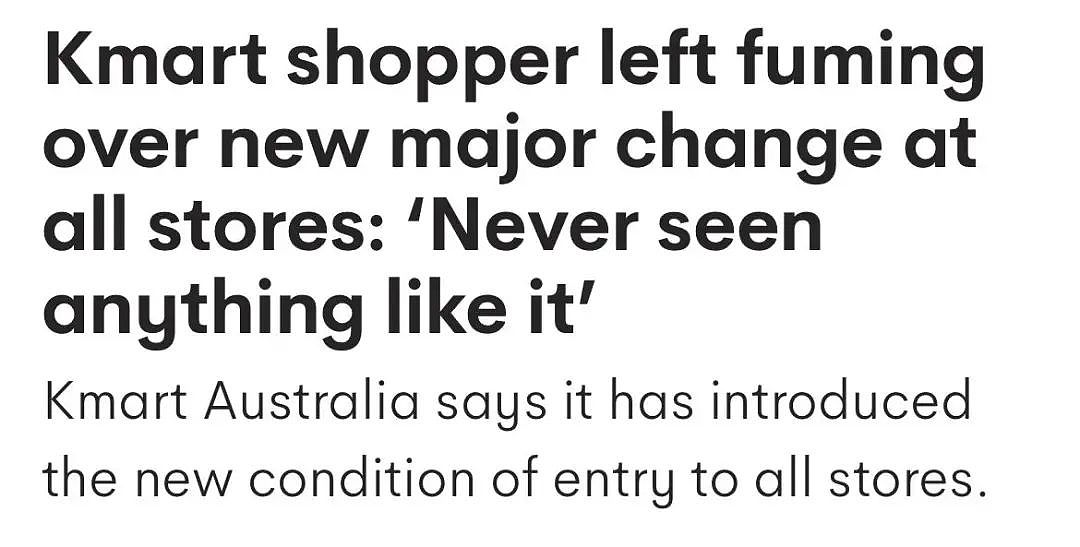 震惊！澳洲超市商品号称百克，回家称重只有64g，Kmart2折开抢，但结账这条新规引众怒（组图） - 10