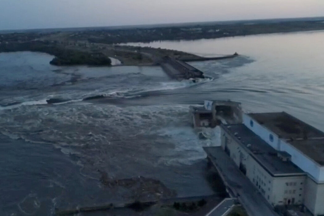 纽时：乌克兰大坝被炸毁淹没战区，或引发人道主义灾难（组图） - 1