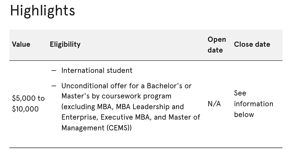 悉尼大学商学院官宣奖学金，有且只有留学生能申请（组图） - 2