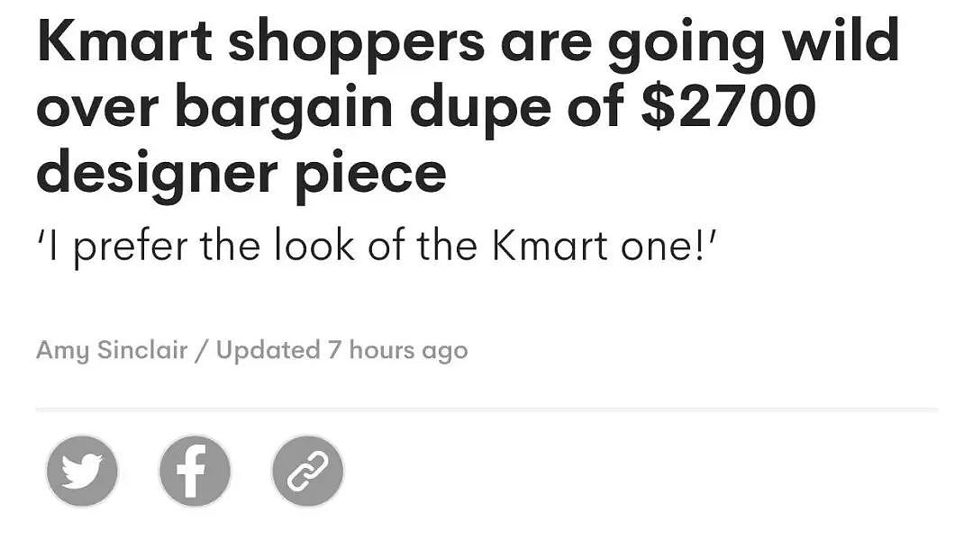 仅售$249！Kmart“高仿”家具火出圈，妥妥平替$2000多大牌（组图） - 1