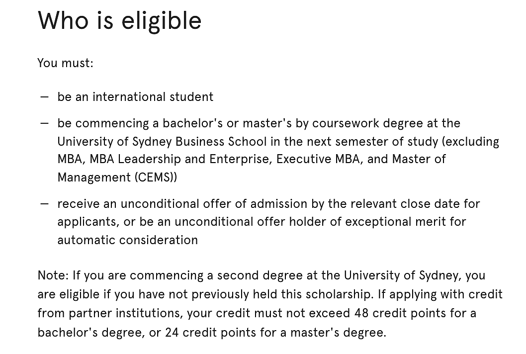 悉尼大学商学院官宣奖学金，有且只有留学生能申请（组图） - 4