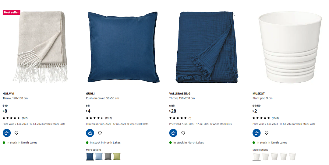 限时大促！澳洲IKEA财政年特卖来袭， 经典三层收纳架/粉色休闲毯半价（组图） - 9