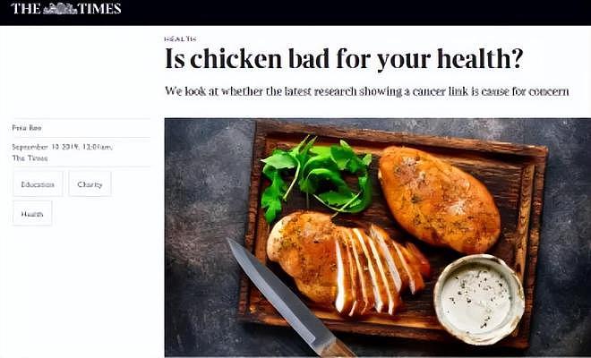 【健康】鸡肉会致癌？牛津大学研究：吃鸡或会增加3种癌症风险，靠谱吗（组图） - 2