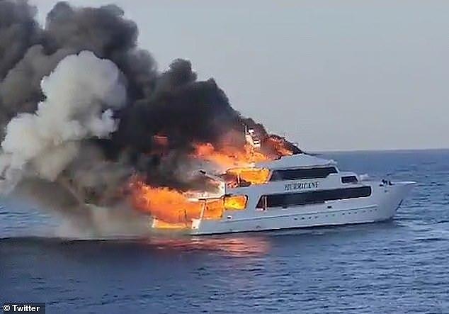 画面曝光！红海游艇海上爆炸！29乘客生死瞬间有人急跳海（视频/组图） - 1