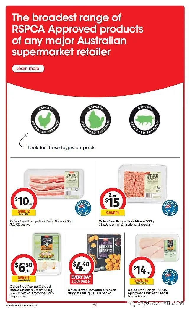 买宜家礼物卡福利！【超市】Woolworths & Coles 6月14日至20日优惠目录（组图） - 75