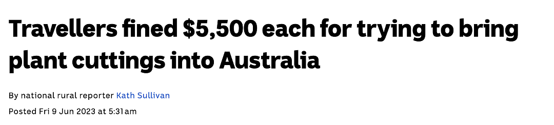 海关严查！多名旅客入境澳洲被拦，重罚$5500，行李箱内这样东西让海关抓狂…（组图） - 1