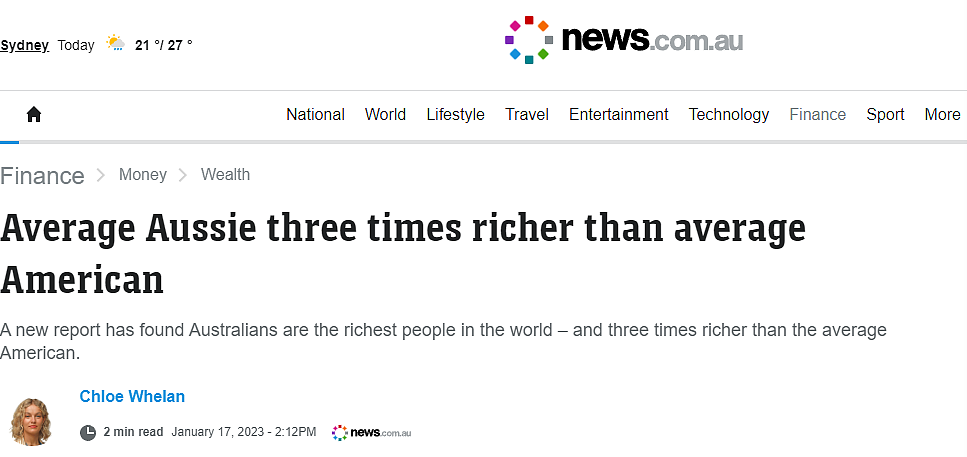 全球最富国家出炉，澳大利亚稳居榜首！各种数据吊打其他发达国家，在这里，穷人也能有尊严的活下去（组图） - 4