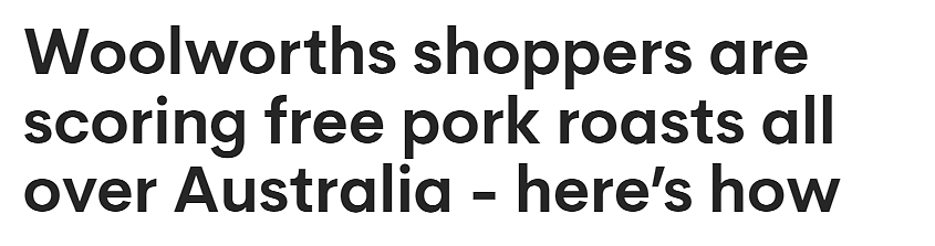 疯传！澳洲超市“最强薅羊毛”，12kg猪肉$14、沙拉10澳分，每件不到$5..WWS更狠直接免费（组图） - 9