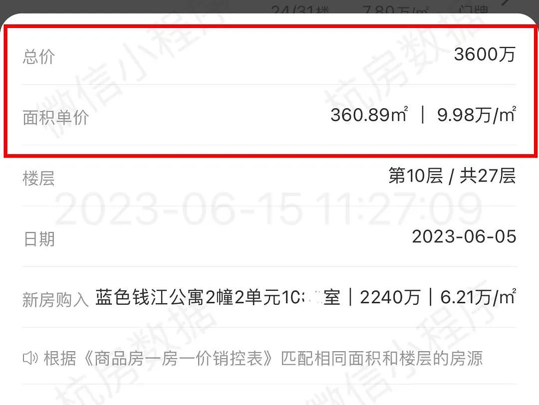 比正常房源便宜1240万元！杭州保姆纵火案房源低价成交，买凶宅的都是什么人？（组图） - 3