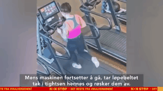 美国女子跑步机失足，裤子被扯下，“露屁股”影片红了（视频/组图） - 1