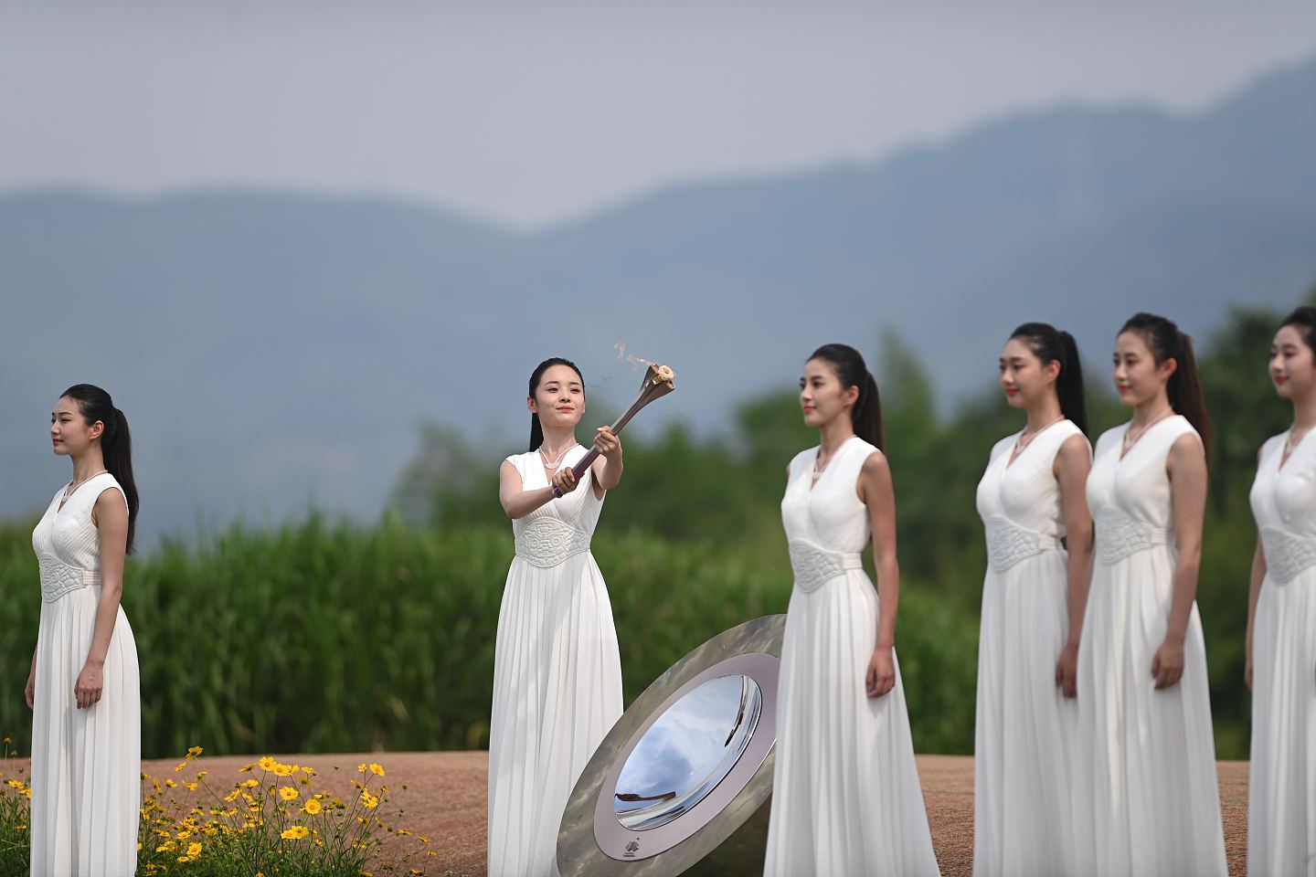 杭州亚运会：开幕倒计时100天！圣火在良渚古城成功采集（组图） - 2