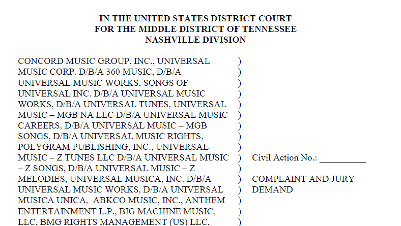 指Twitter纵容侵权不作为！美国17家音乐出版商提告求偿19.6亿（组图） - 2
