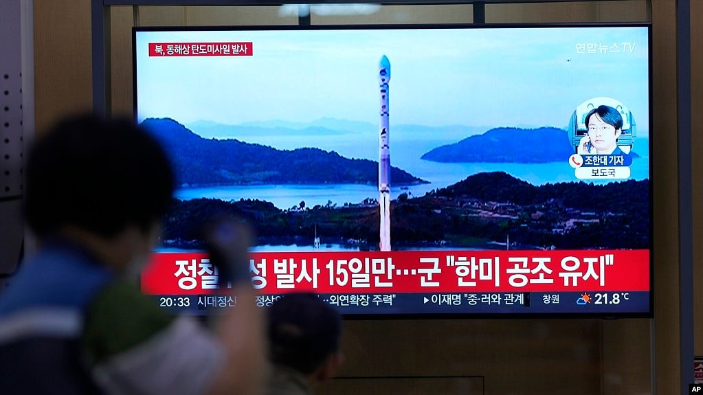 朝鲜周四又发两枚导弹，美日韩商讨应对中朝之策（图） - 1