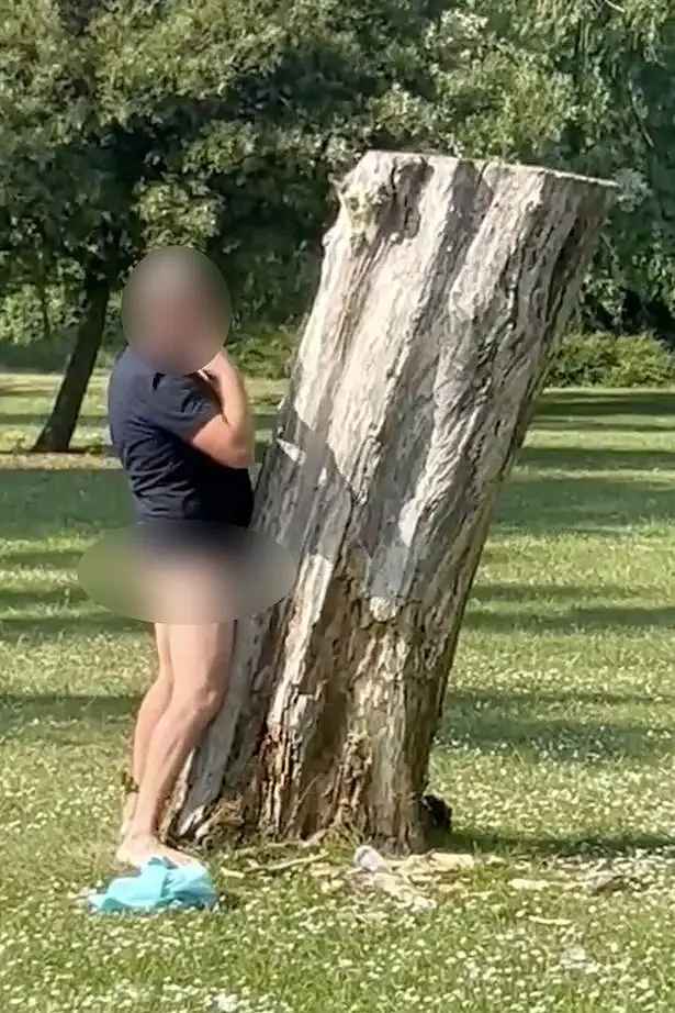 裸体男子与树发生性关系？当地警方：涉嫌猥亵暴露被捕（图） - 1