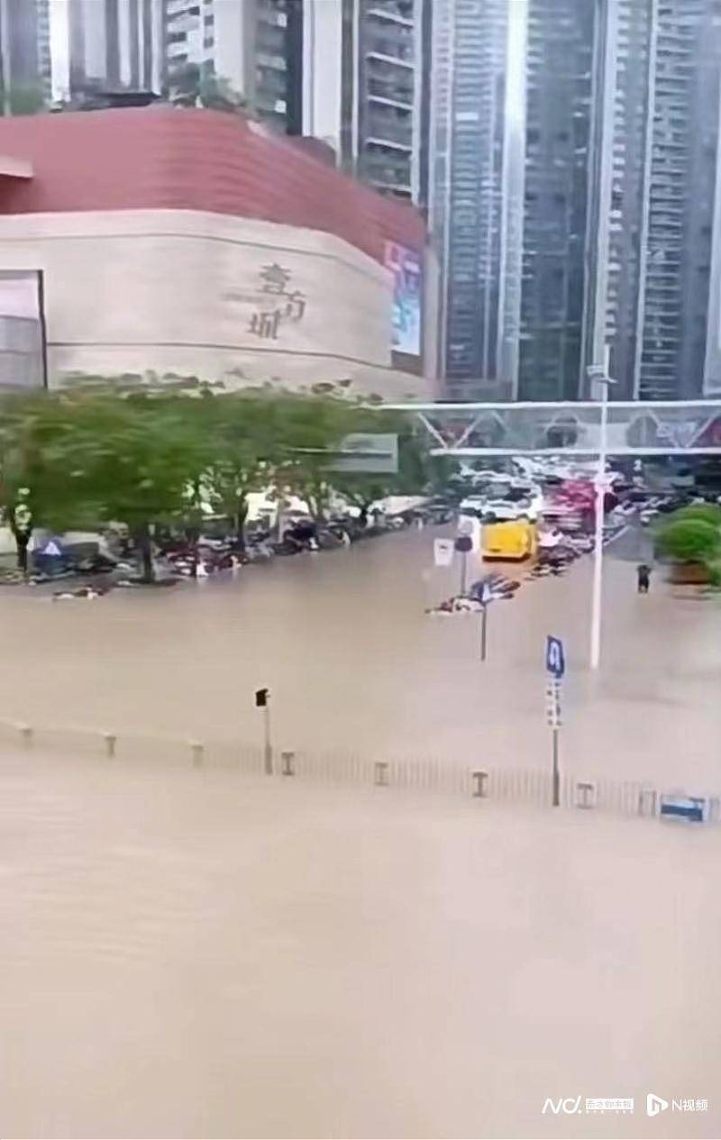 深圳龙华壹方城被水淹数小时，市区何以至此？（图） - 1