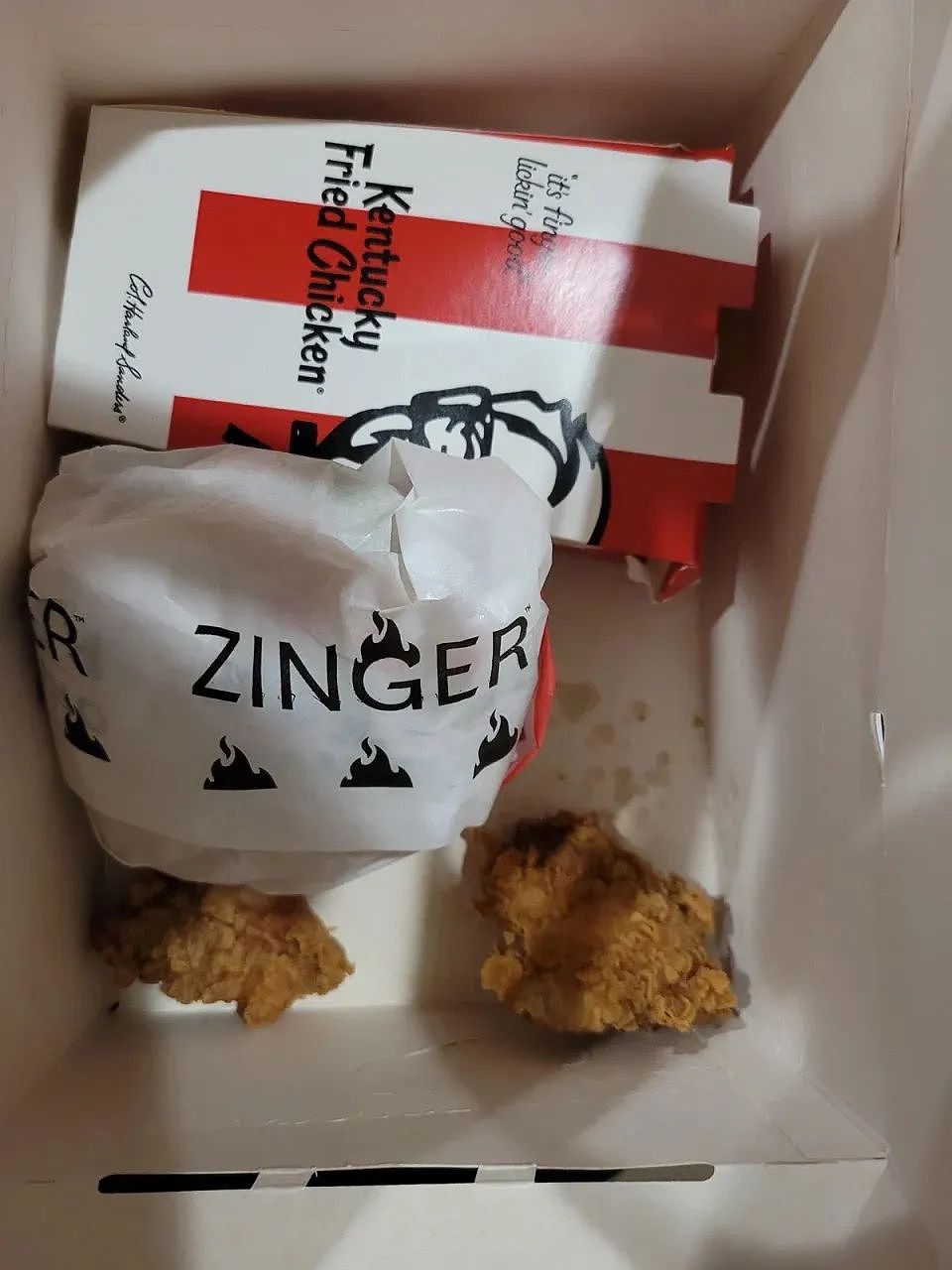 澳洲KFC炸鸡也“缩水”？网友气得吐槽：蚂蚁的Zinger Box？（组图） - 3