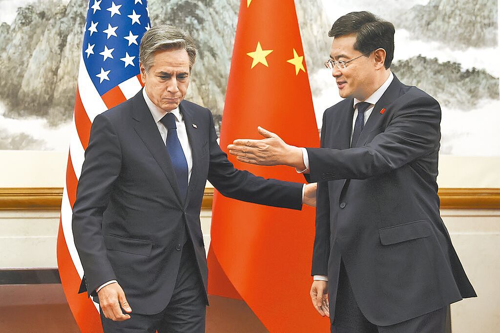 秦刚见布林肯：台湾问题是中美关系最突出风险（图） - 1