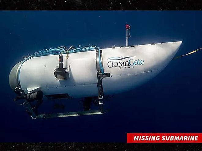 旅游潜艇失踪！五名乘客仅剩72小时空气，或被困泰坦尼克号残骸中（组图） - 2