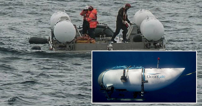 泰坦尼克号观光潜艇失蹤：氧气将与北京时间晚上7时用尽 ！搜救分秒必争（图） - 1