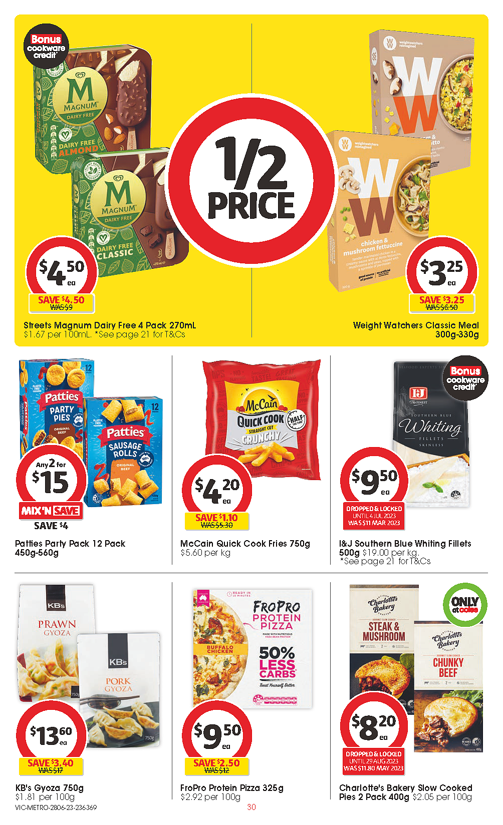 Coles 6月28日-7月4日折扣，油、奶酪、冰淇淋半价（组图） - 30