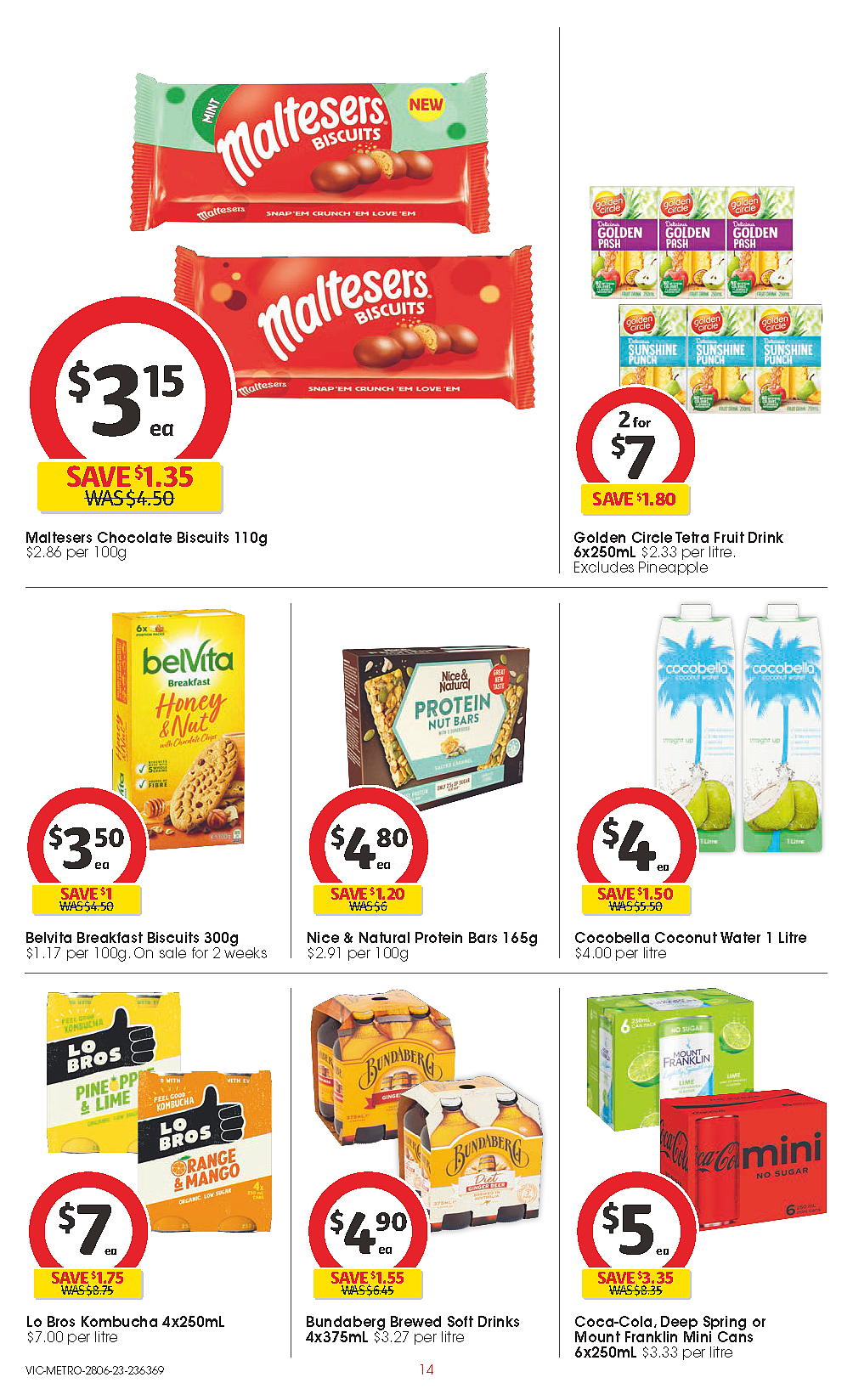 Coles 6月28日-7月4日折扣，油、奶酪、冰淇淋半价（组图） - 14