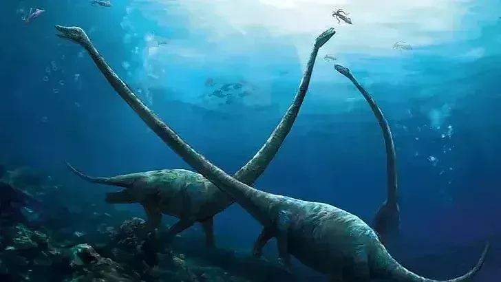 科学家找到首个长颈龙遭“斩首”证据（图） - 1