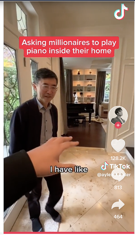 亚裔小哥进陌生富翁家弹钢琴，对方竟直送$5000刀豪礼（组图） - 3