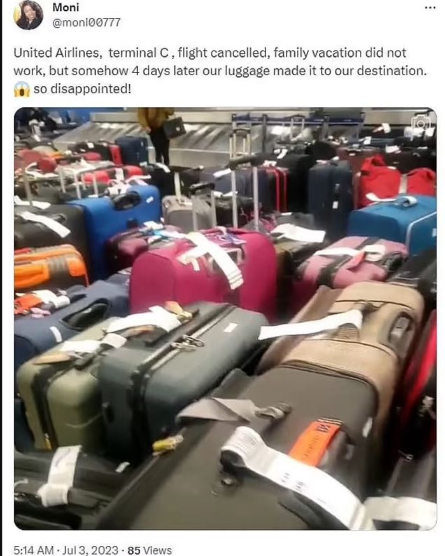 行李堆积如山！全美机场半瘫痪，国庆出行如噩梦（组图） - 3