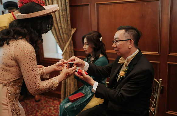 多伦多越南裔小哥迎娶邻家印度妹子，四天华丽婚礼（组图） - 9