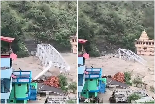 印度恐怖暴雨酿22死，整座桥10秒内遭冲垮消失，影片曝光（视频/组图） - 1
