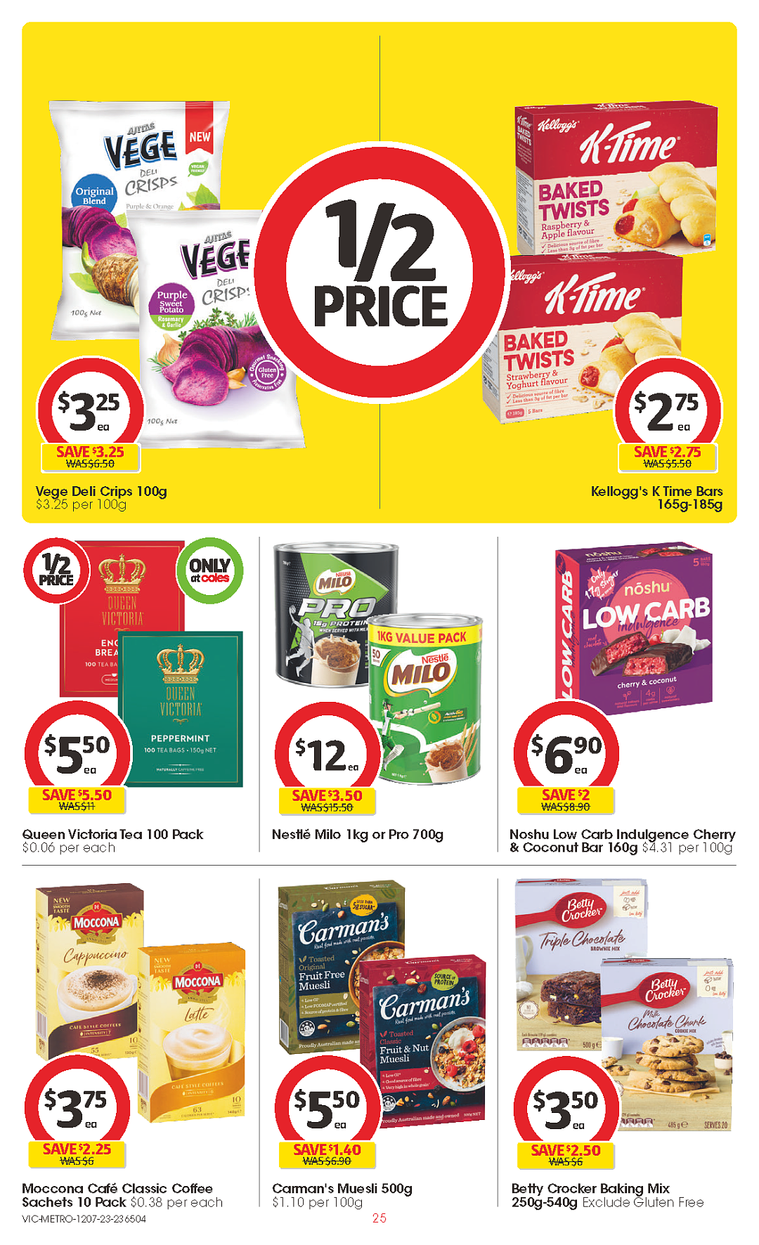 Coles 7月12日-7月18日折扣，红袋米、油、火腿片半价（组图） - 25