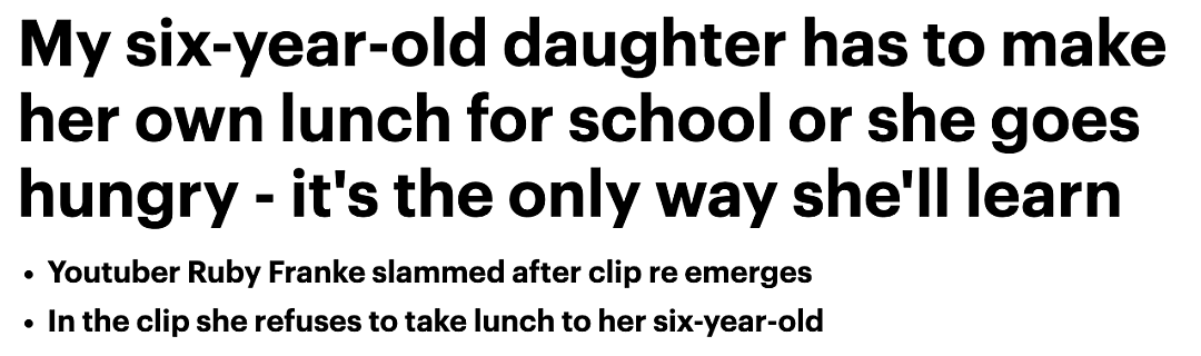 热议！澳洲虎妈自豪宣布：“我女儿必须自己做午餐去学校，否则她会挨饿 ！”（组图） - 1
