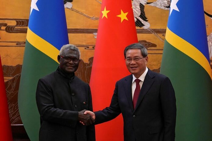中国与所罗门群岛签署3年警务合作协议（组图） - 1