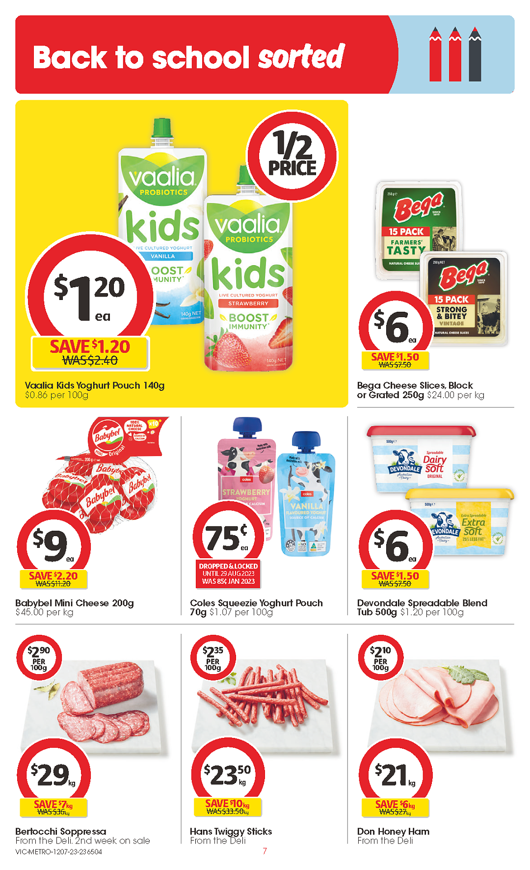 Coles 7月12日-7月18日折扣，红袋米、油、火腿片半价（组图） - 7