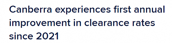 依然领跑全澳！堪培拉单元房清盘率低于住宅，清盘率飙升至73.6%（组图） - 2