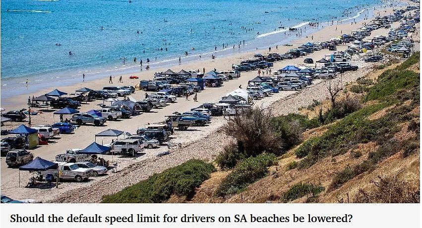 南澳海滩道路事故不断，州政府考虑降低时速（组图） - 2