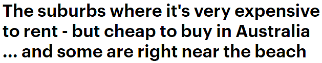 租赁危机致租金比房贷还款更高！在澳洲这些城区，租房比买房贵（组图） - 1