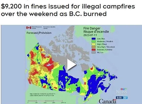 特鲁多哀悼！ 加拿大山火狂烧，19岁消防员殉职，“热穹顶“再袭北美（组图） - 22