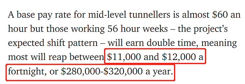 墨尔本隧道工人年薪$30万，外国小哥惊叹：澳洲工资高的离谱（组图） - 23