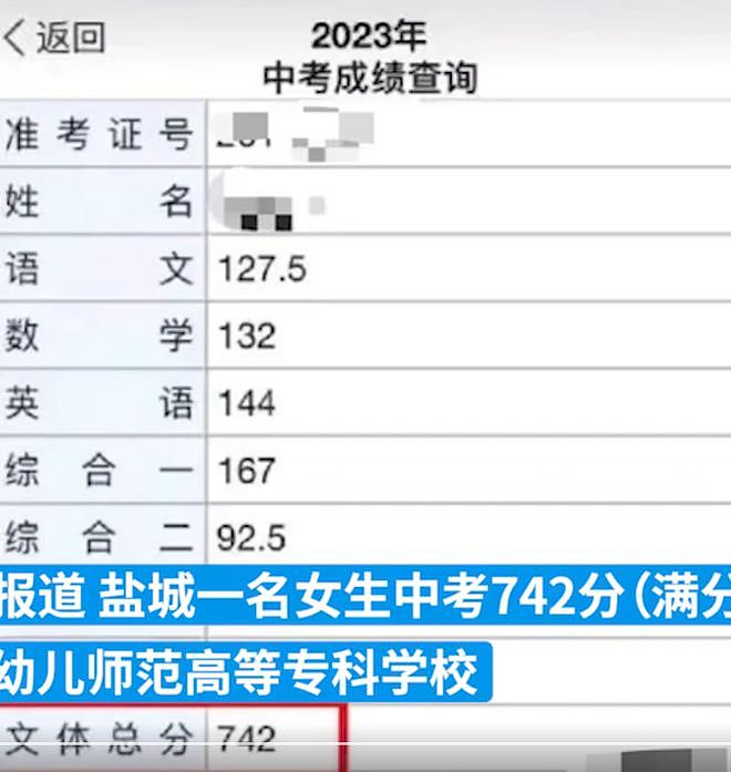 那个中考742分的江苏女孩，因为报考大专，被网友骂惨了（组图） - 1
