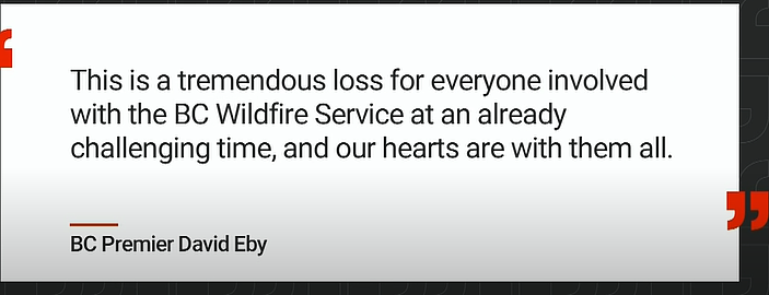 特鲁多哀悼！ 加拿大山火狂烧，19岁消防员殉职，“热穹顶“再袭北美（组图） - 6