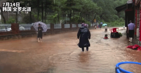 地下车道被淹，已发现8具遗体，还有一辆公交车被困！韩国暴雨已致35人死亡（组图） - 2