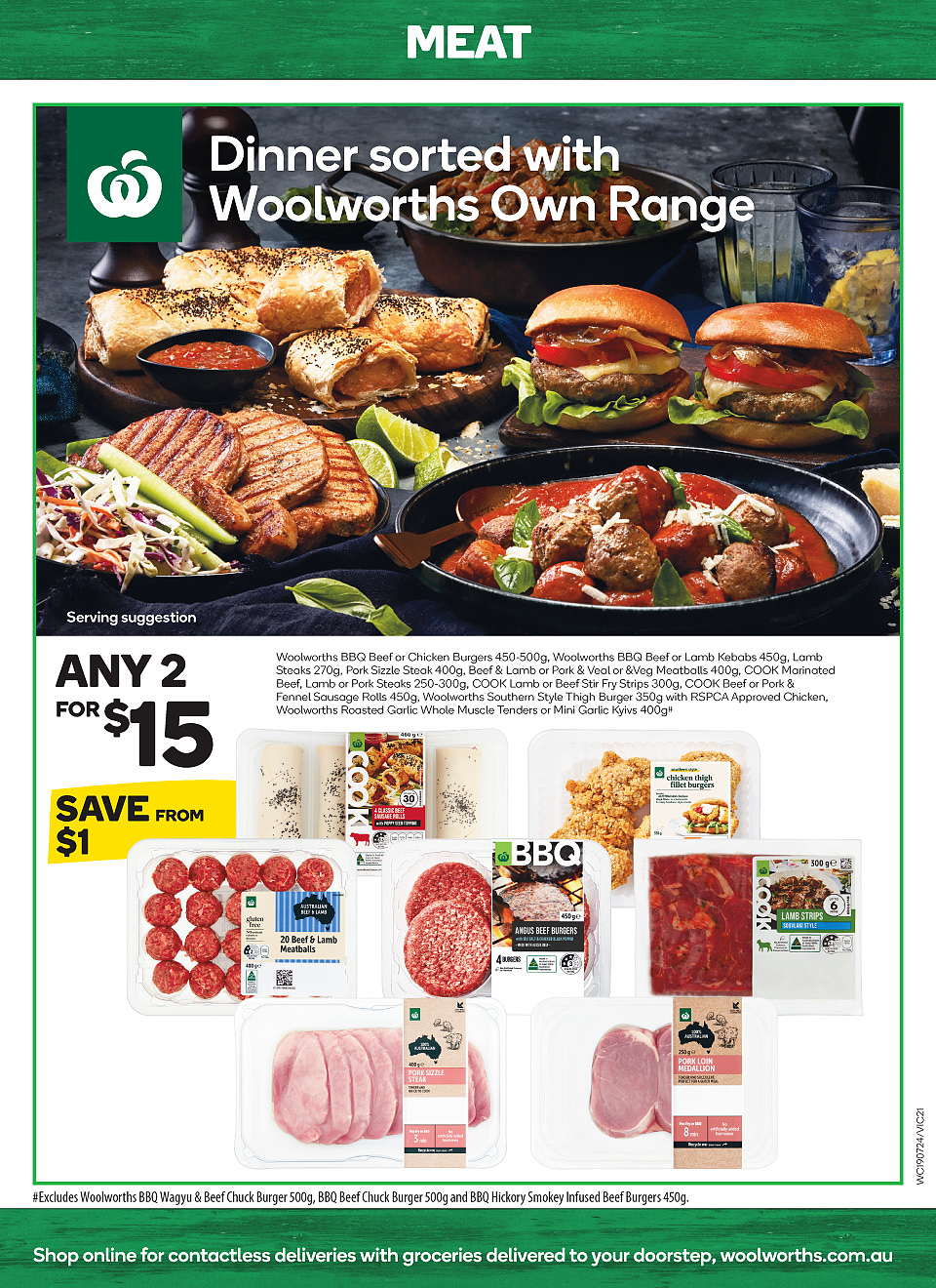 Woolworths 7月19日-7月25日折扣，火腿片、葡萄干面包、猪肉包半价（组图） - 21