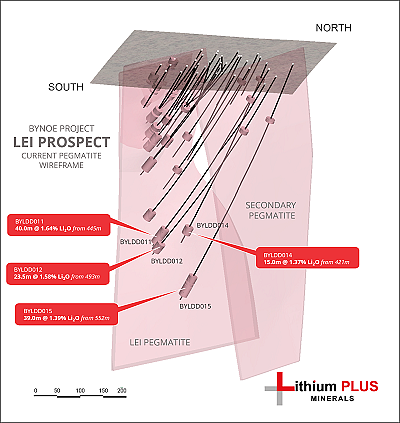 Lithium Plus确认伟晶岩矿化范围扩展至约200米深，公司期待年内完成初始锂矿资源量确认（组图） - 3