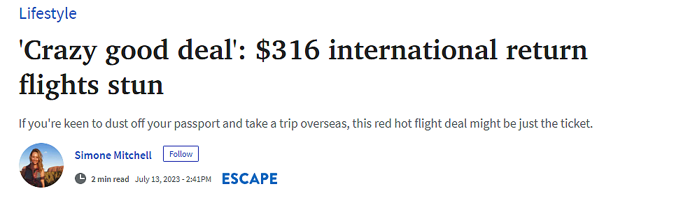 往返中澳只要$316元，13个城市可选！（组图） - 1
