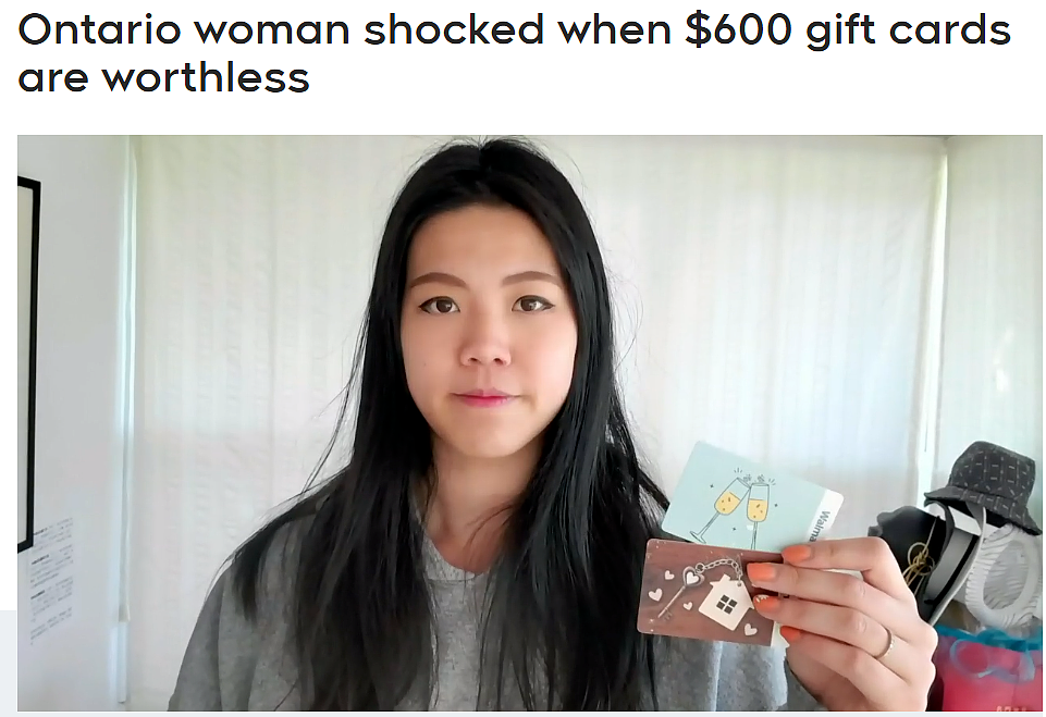 华裔女子$600买沃尔玛礼品卡余额为零，官方提醒一定要做这件事（组图） - 1